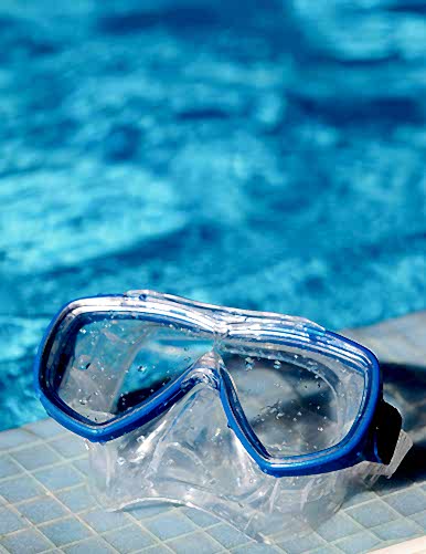 snorkel goggles water swimming pool 2
